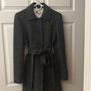 J. Crew Black and White Pea Coat